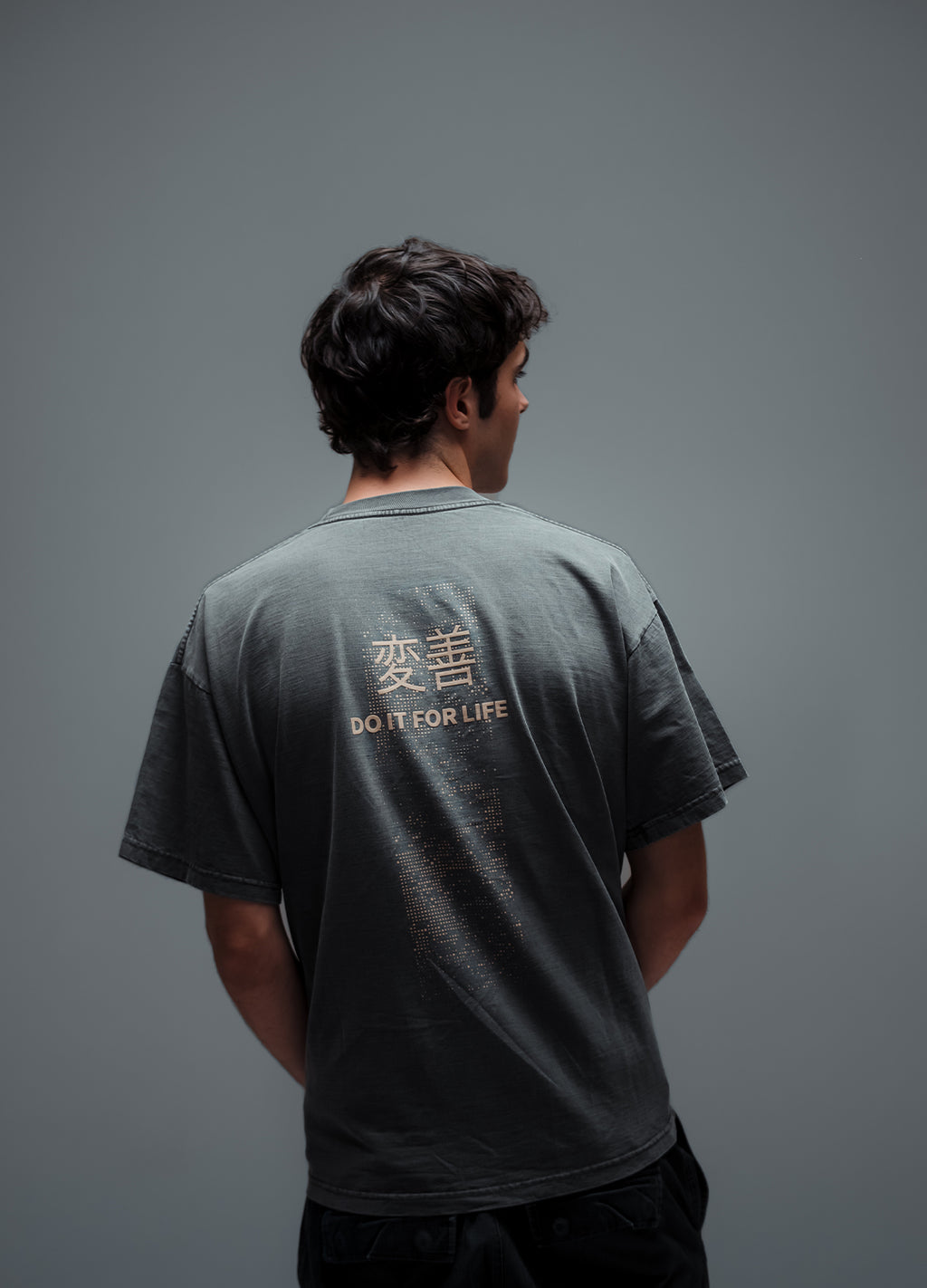 Kanji Tee Grey