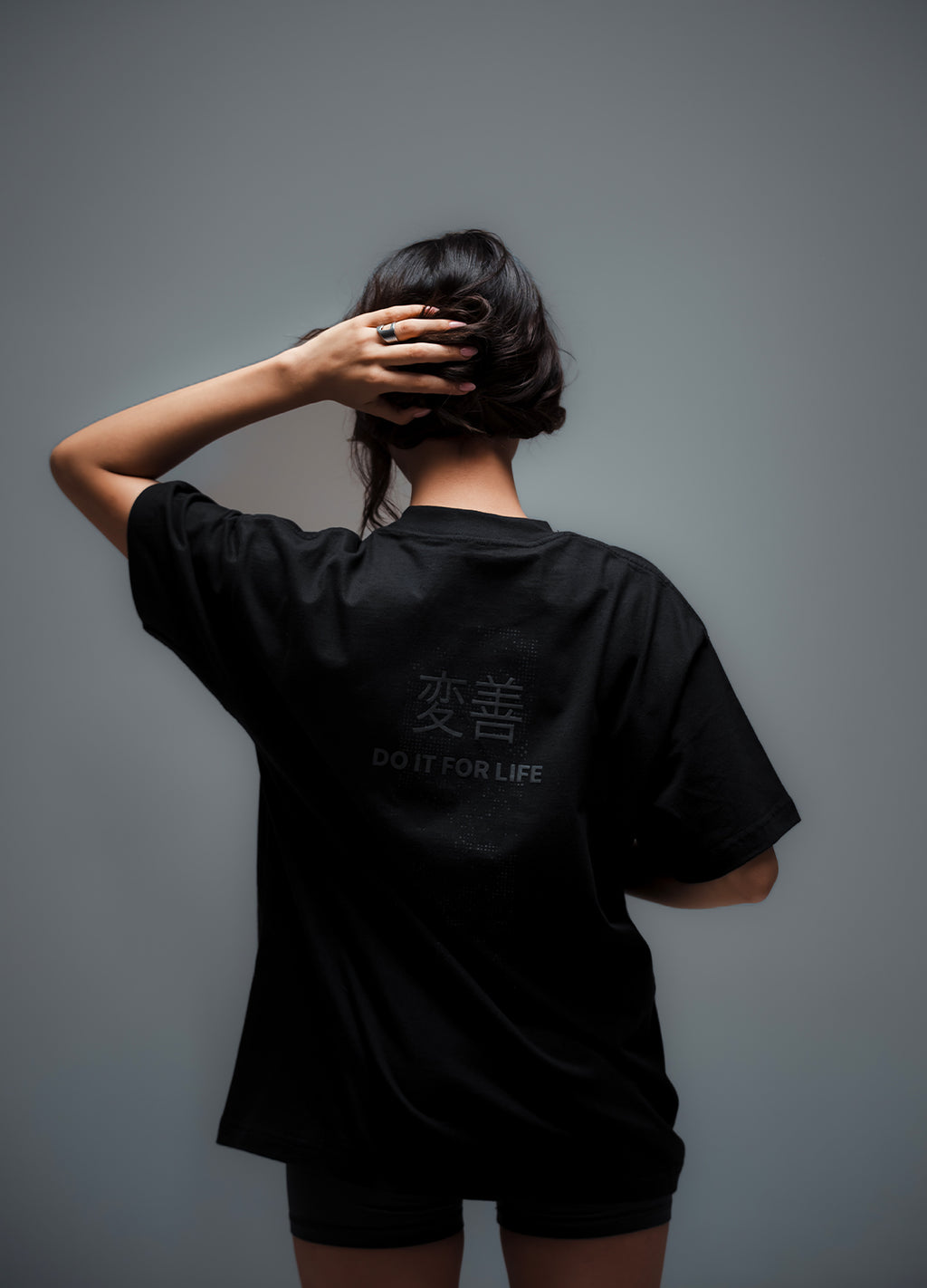 Kanji Tee Black