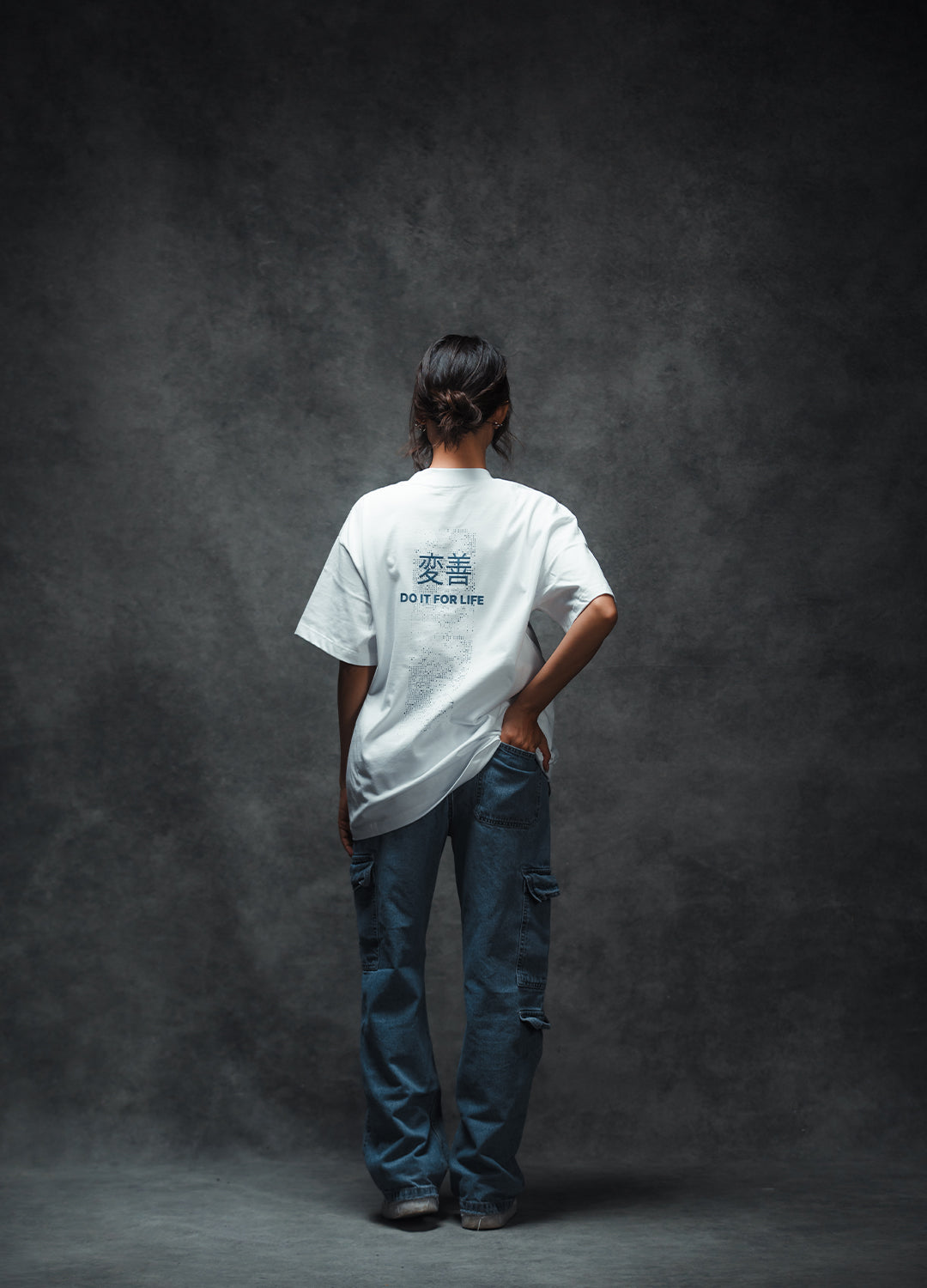 Kanji Tee White